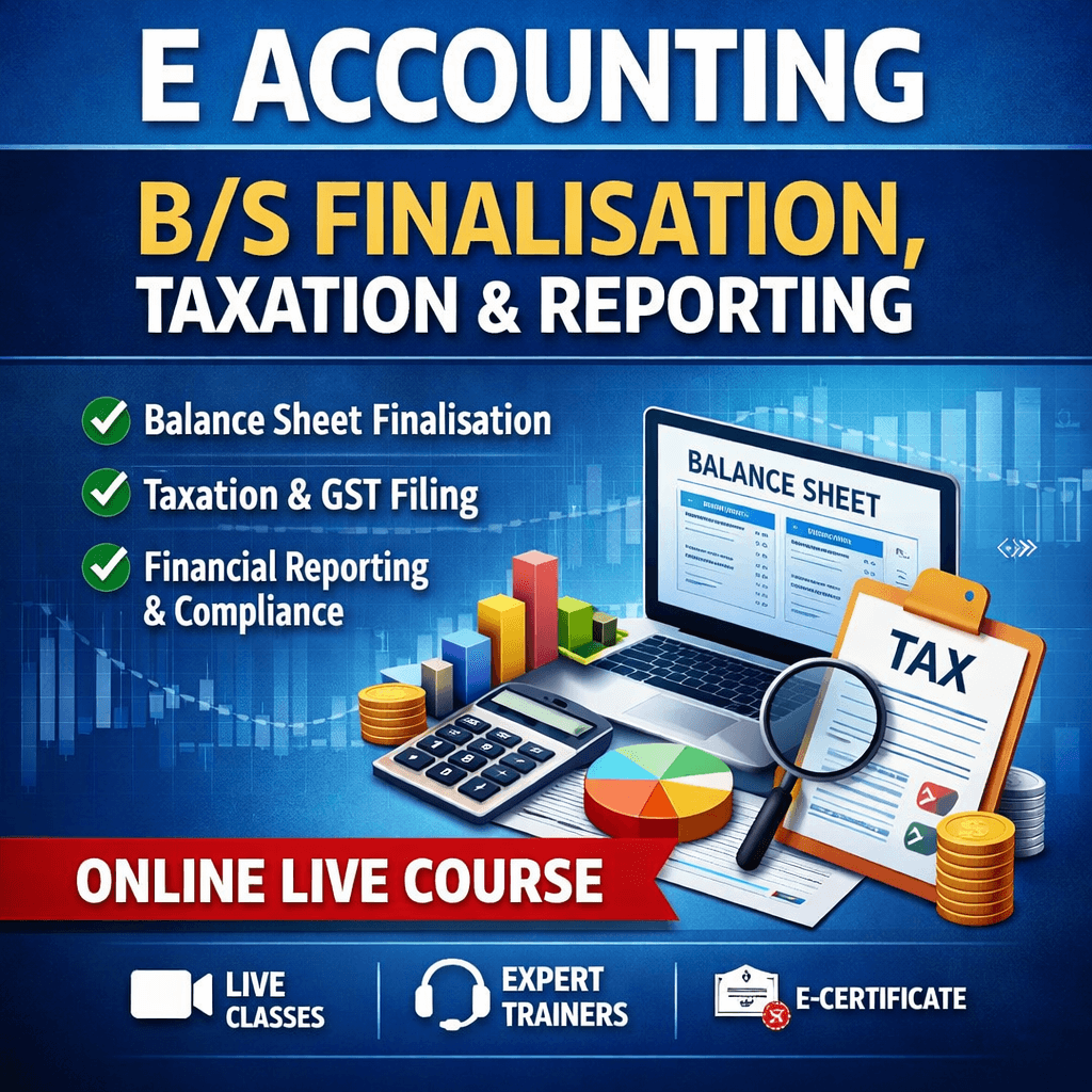 Accounting B/S Finalisation Course in Delhi NCR