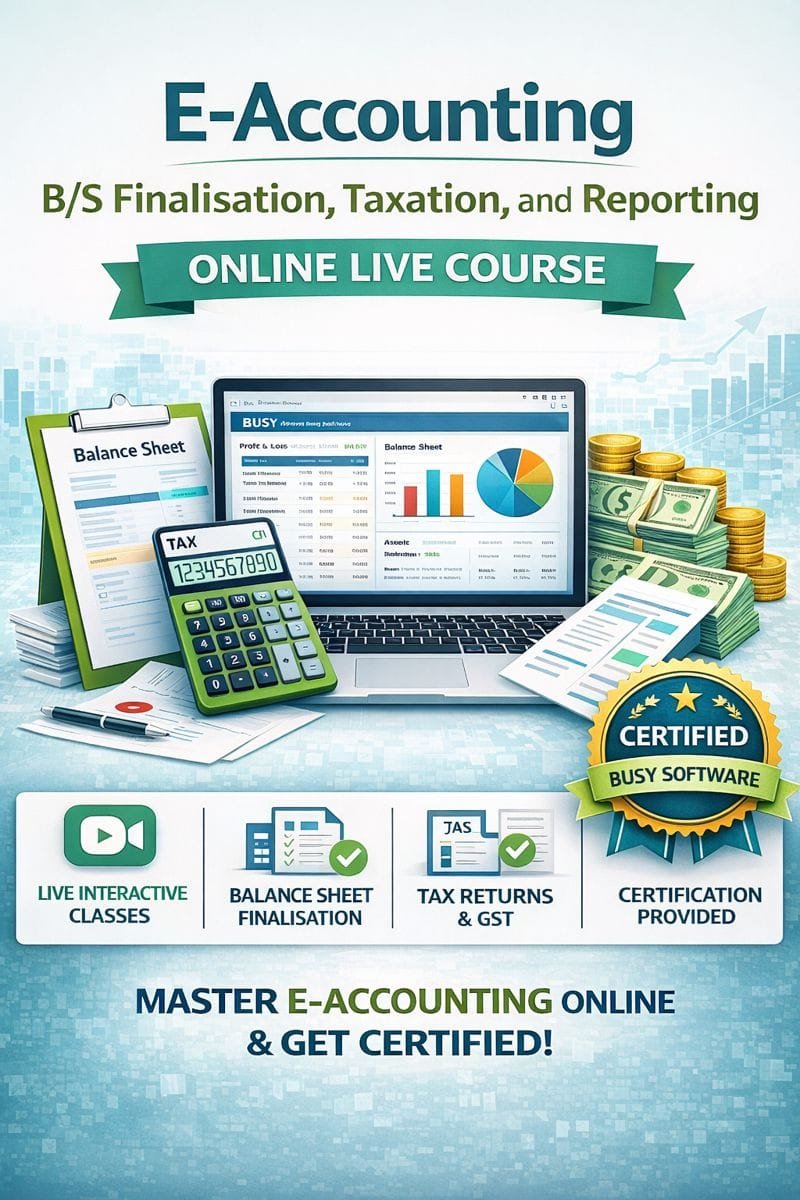 E-Accounting Course in Delhi NCR
