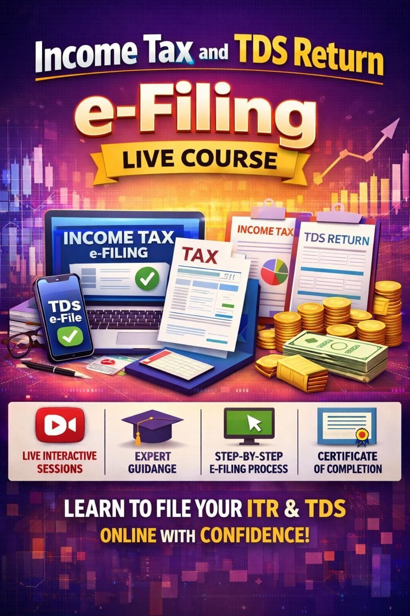 Income Tax TDS Return Filing Course in Delhi NCR